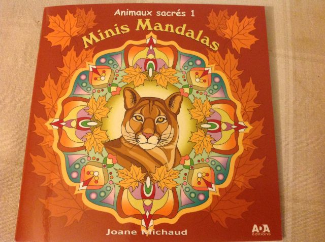 Minis mandalas : animaux sacrés 1- éd. Ada de Joane Michaud  05.90