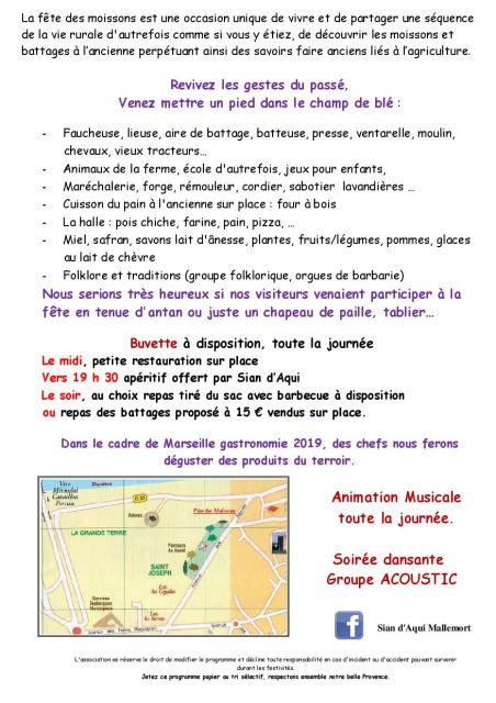 Fête des Moissons Samedi 17 Août 2019 à Mallemort 27.26