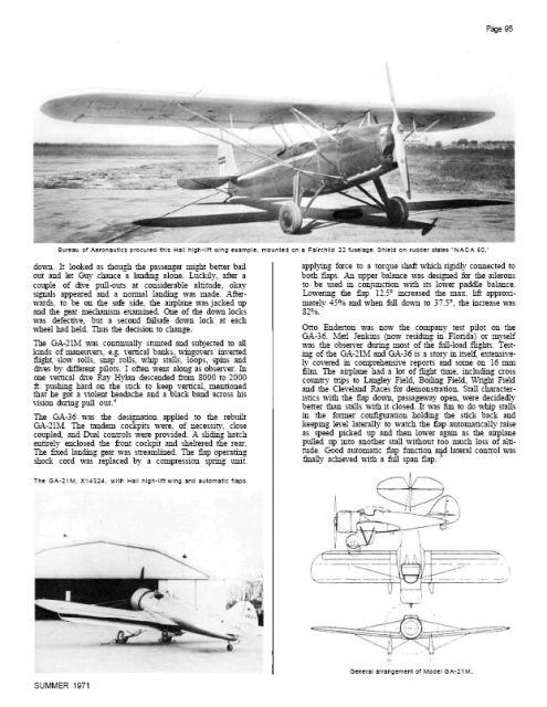 Les avions Cunningham-Hall 31.36