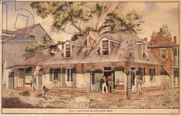 1812 NEW ORLEANS LAFITTE'S Blacksmith Shop 01.13