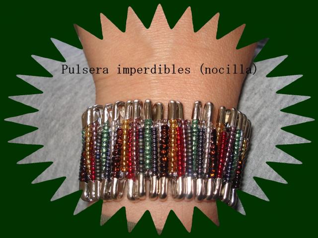 Aprovechando rocallas-Pulsera imperdibles Be398ac5