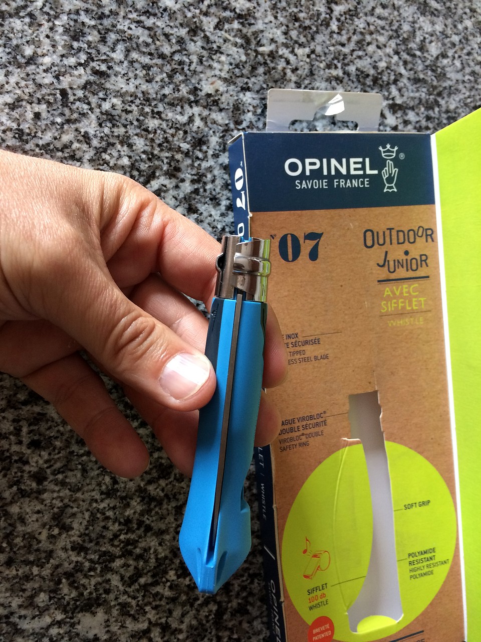 La primera navaja de mi hija : OPINEL OUTDOOR JUNIOR 245B484FE8205AE751E9255AE74BFD