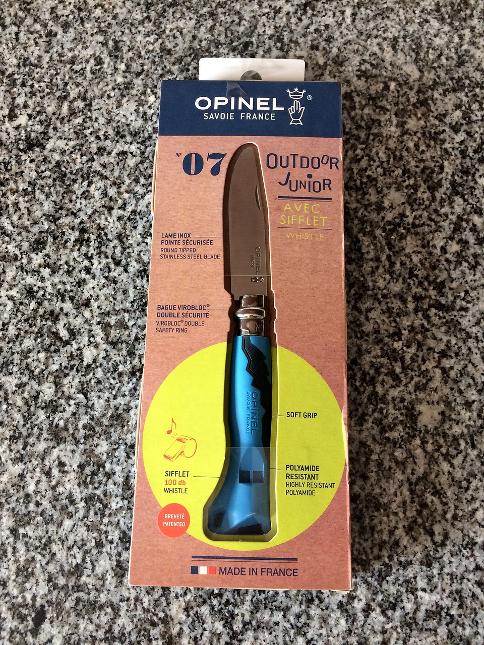 La primera navaja de mi hija : OPINEL OUTDOOR JUNIOR 2D5B484FCD215AE751C6255AE74BE2