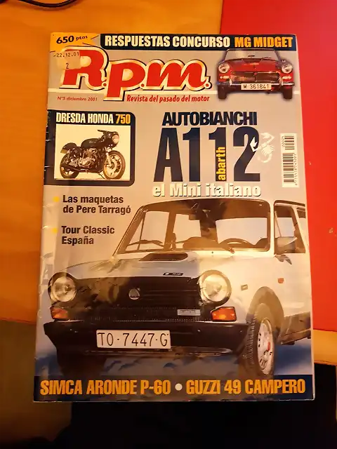 Autobianchi A112 Abart Serie V 125A99836A265A969E03315A9697DE