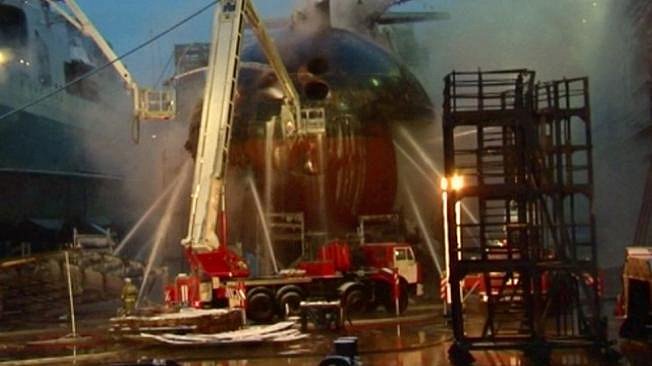 Rusia - Submarino nuclear Yekaterimburg arde en Murmansk 3b752954290eda88aafac22f3790270bo