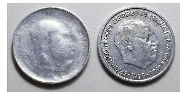 10 Céntimos 1959. Francisco Franco. Error de acuñación. 6c9fe20bc0069af418e956dccb9a3b21o