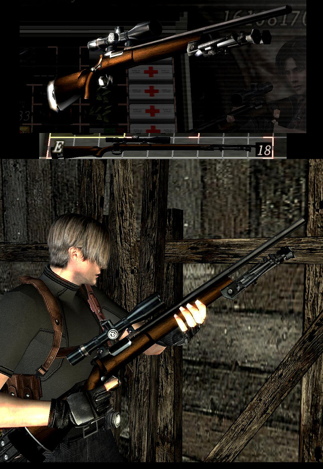  Skins / Armas / HD/ Resident Evil 4 / Autor / Cerberus / Parte 3 79d6cfcb04cfec64b7d35a96063356fbo