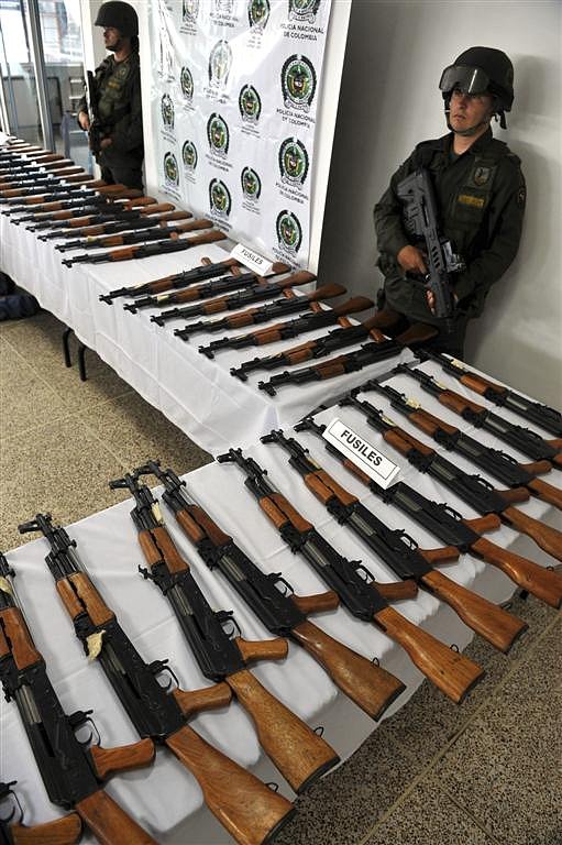 Golpe a las FARC: Decomiso de armas en Colombia A9a6e093e3d9d9ce6e93cd0bdc44207eo