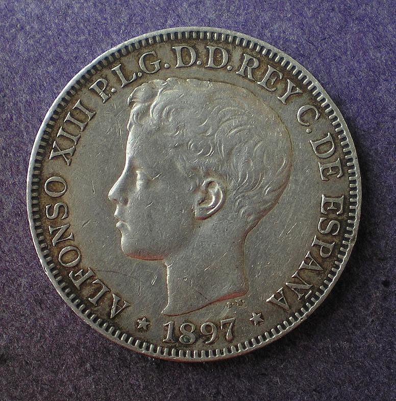 1 Peso Filipinas 1897 B2efddaf252fc714df54a4c27dac0896o