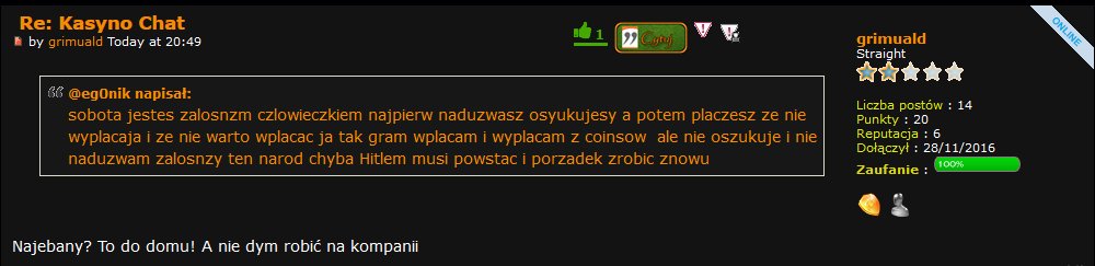 Śmieszne teksty na forum 1