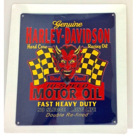 Deco plaques fer ou plaque emaillee  Plaque-murale-harley-davidson-red-hot-sign-diable-en-tole-embossee-bleu-dur