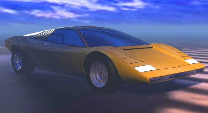 X1/9 en 3D (! beaucoup d'images !) Countach02