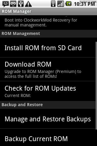 ROM Manager + ROM Manager Premium License CDzF.u.cs