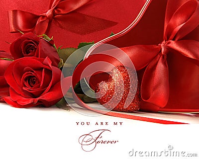  [♥] «•كلكشن هدايا~ خيالية من تجمعي [♥] «• Bo-icirctes-agrave-chocolat-avec-les-bandes-et-les-roses-rouges-de-satin-thumb12498956