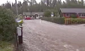 Inondations en Suède : routes coupées à la circulation et trafic ferroviaire perturbé Suede_Inondations