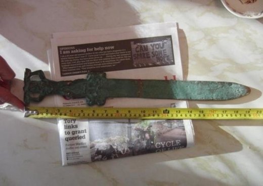 Une épée romaine a été trouvée sur l'île aux Chênes au Canada Roman_sword