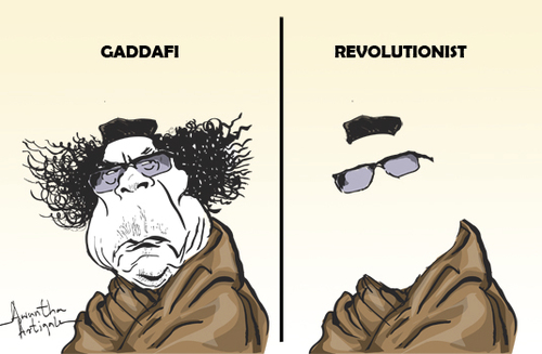 الكاريكاتر حول معمر القدافي...$ Gaddafi_1183675