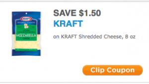 $1.50/1 Kraft Shredded 8oz. Cheese Printable Coupon Freebies2deals-kraft-coupon-300x170