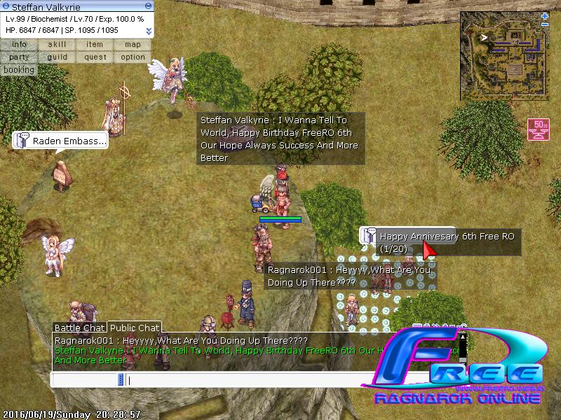 [Pemenang] Event Screenshot 6th Anniversary FreeRO Tyron