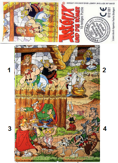 Asterix und die Römer - Puzzle (Suche & Biete) 88m62fnz