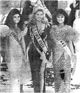 chiquinquira delgado, 1st runner-up de miss flower queen 1990. 6gtip4rd