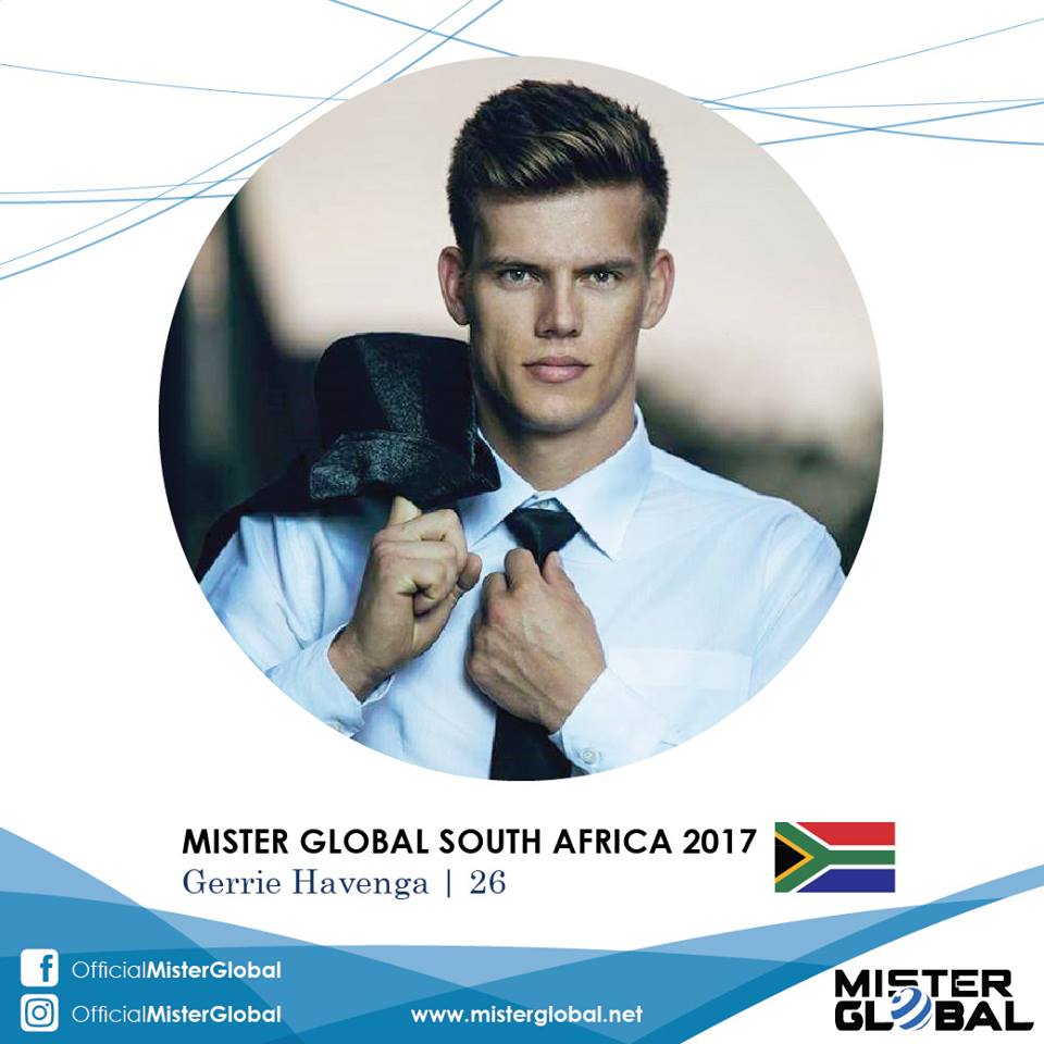 gerrie havenga, mr global south africa 2017. Hj4al4t4