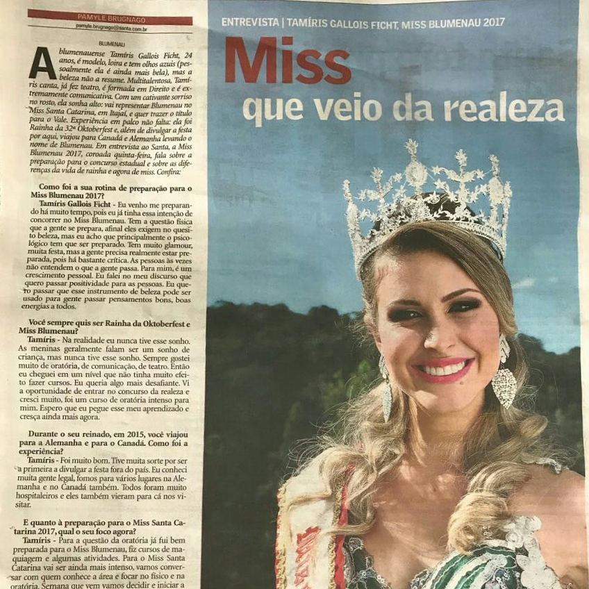 tamiris gallois ficht, miss santa catarina universo 2017. 76zishub