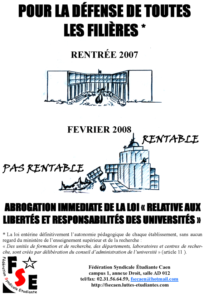 Autonomie des universités DefenseFilieres