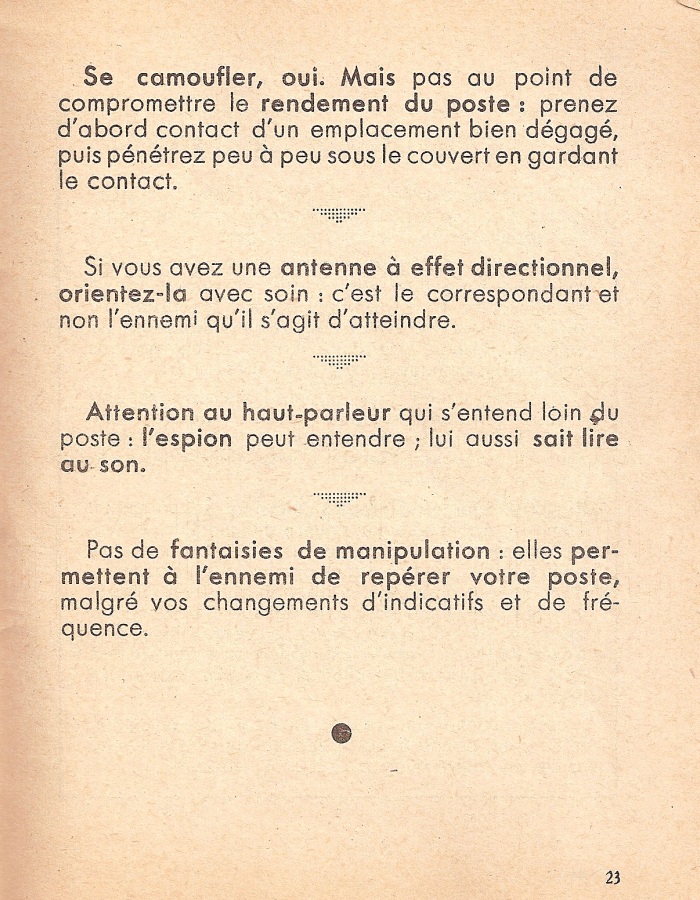 Paris 1952 - Mémento "La Conservation du Secret" Secret23