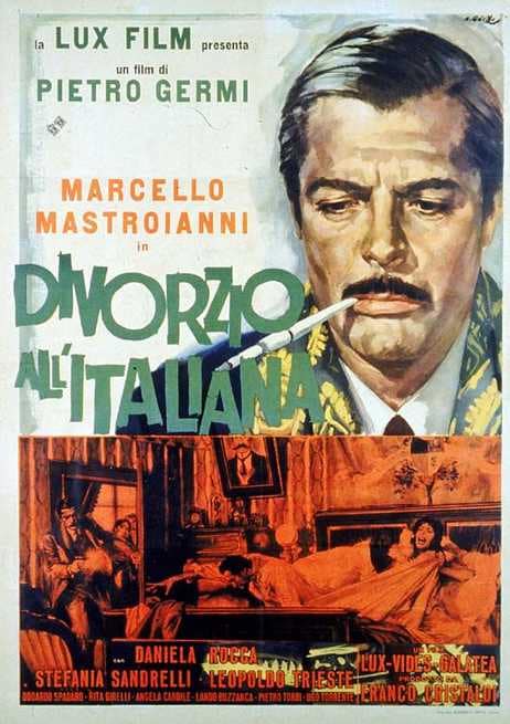 Divorce à l'italienne, avec Marcello Mastroianni (1961) 00338404