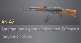 arme du jeux AK47