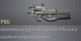 arme du jeux P90