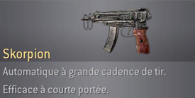 arme du jeux Skorpion