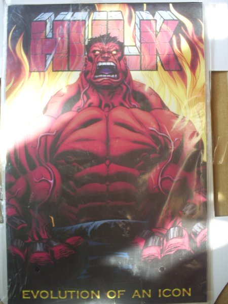 CUSTOM RED HULK marvel icons S5034133