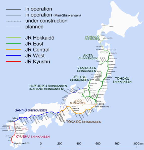 قطار الرصاصه فائق السرعه باليابان ؟؟ 573px-Shinkansen_map_201009