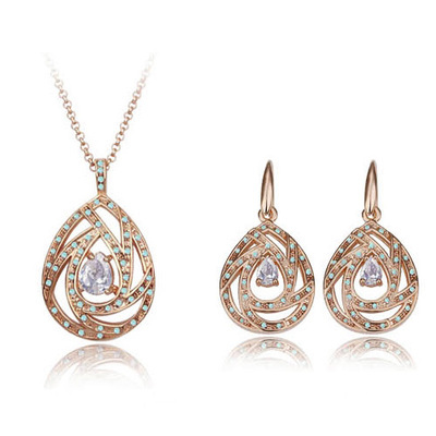 اطقم مرصعة برلنط رائعة  2014-New-Arrival-Luxury-18K-Gold-Plated-Crystal-Hollow-Water-Drops-CZ-font-b-Diamond-b