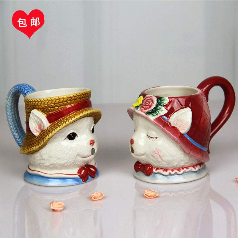 TASSES DE CAFE - Page 26 Personnalis%C3%A9-tasses-en-porcelaine-avec-sp%C3%A9ciale-conception-de-chat-tasse-de-cadeau-de-mariage-pour-amis