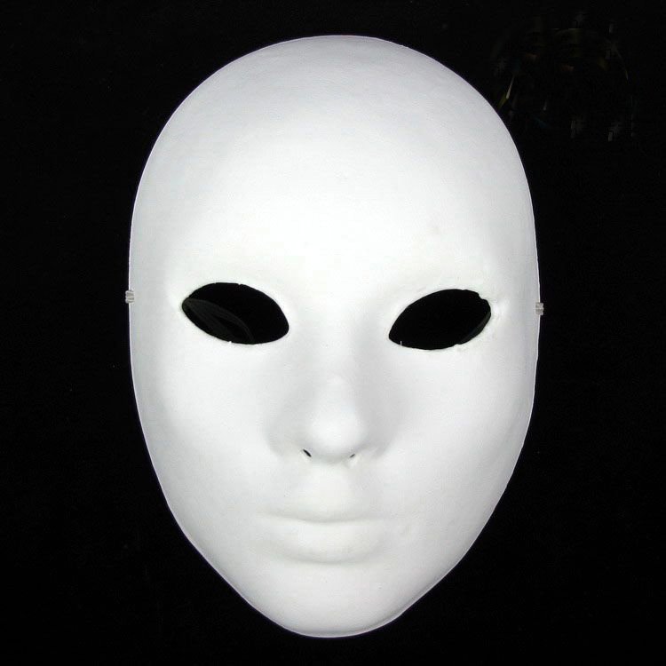 قناع الخطر ..؟؟ Hand-Painting-DIY-Plain-White-font-b-Masks-b-font-Women-Thicken-Paper-Pulp-Full-font