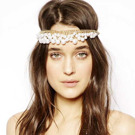 اكسسوارات بنات للشعر New-arrival-boho-chic-fashion-imitation-pearl-hairband-brand-gold-head-chain-noiva-font-b-hair