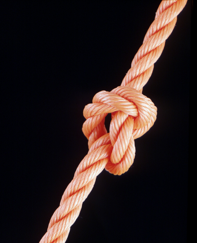 Anyone know this guy? Knot-half-hitch-black-backdrop-orange-nylon-rope-1-AJHD