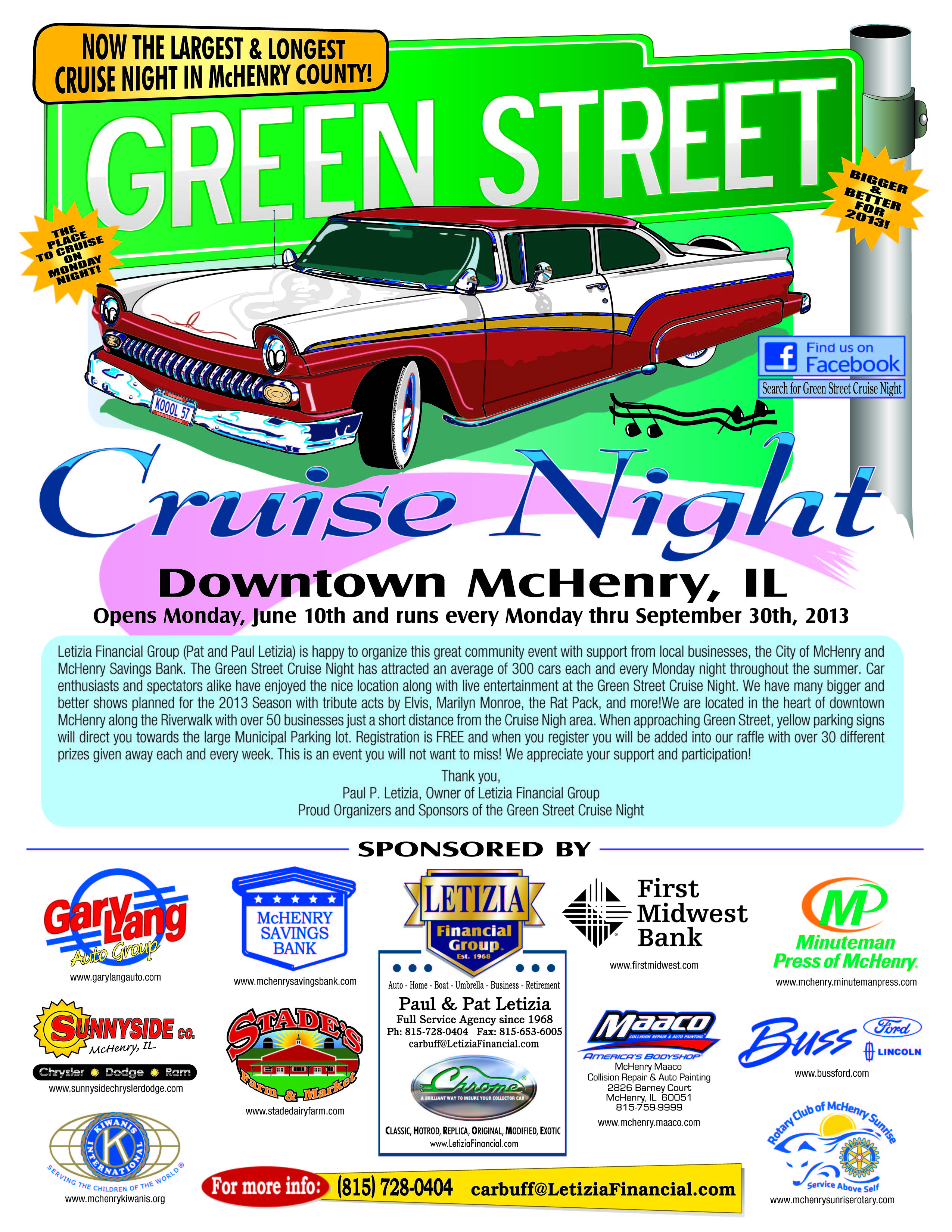 Green Street Cruise McHenry - Mondays Green_St_Cruise_2013_Flyer_side1_FINAL