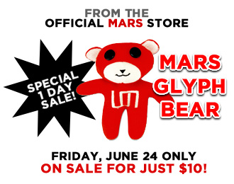 Red Glyph Bear sale