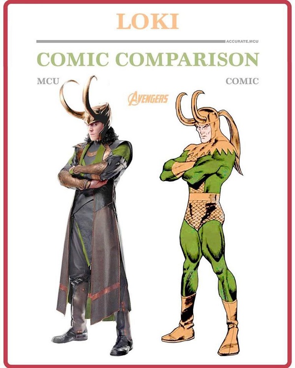 MCU versus COMICS MCU-Thor-9