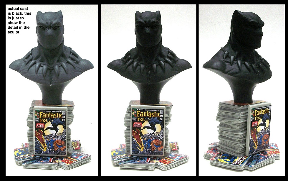 Buste BLACK PANTHER ( 6 pouces ) TROYBOY TROY-BLACK-PAANTHER-BUST