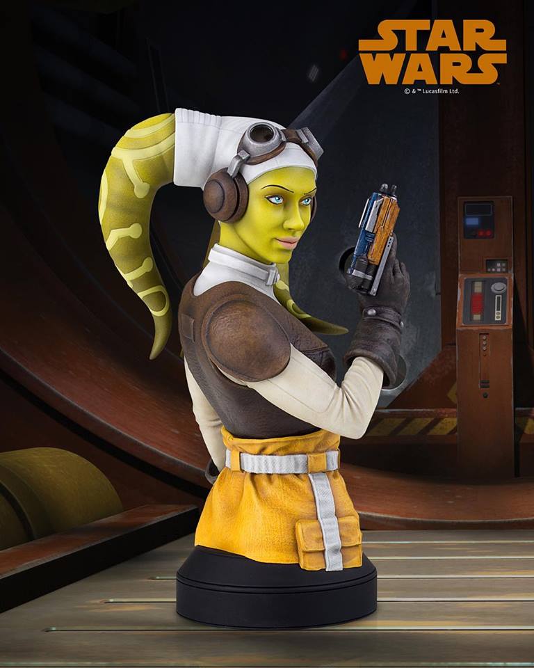 STAR WARS REBELS : HERA SYNDULLA MINI BUST Hera-Syndulla-03