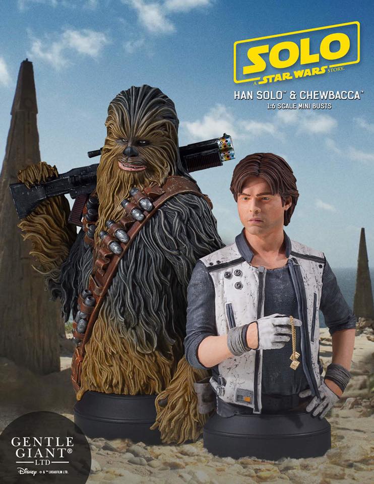 SOLO A STAR WARS STORY : HAN SOLO MINI BUST Solo-Han-et-Chewie_01