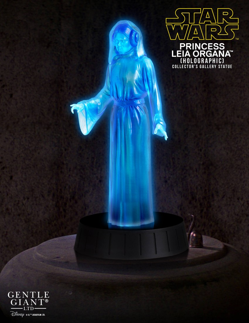 PRINCESS LEIA (HOLOGRAPHIC) COLLECTORS GALLERY SDCC 2017 EXCLU Leia-holographic_02