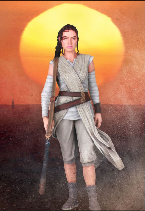 THE FORCE AWAKENS REY MILESTONES STATUE Rey_01