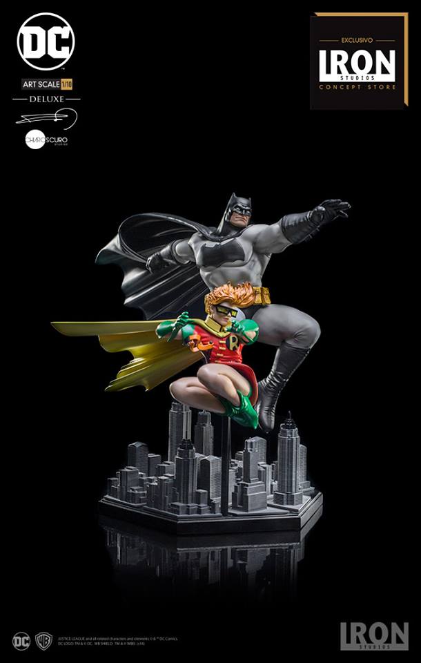 IRON STUDIOS: BATMAN & ROBIN  Deluxe art scale 1/10  Batman-Robin-Deluxe-Art-Scale-The-Dark-Knight-Returns-08