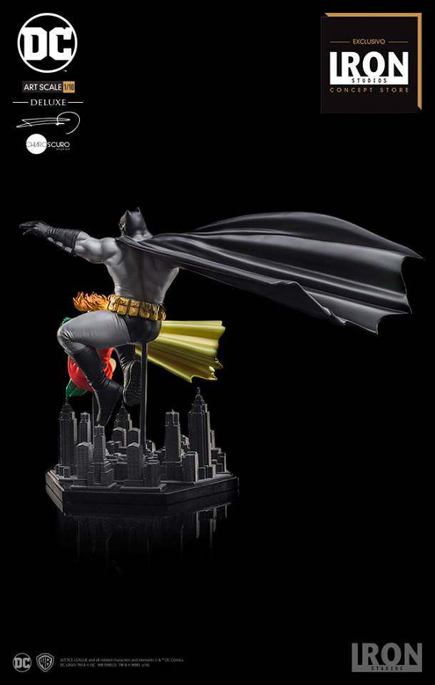 IRON STUDIOS: BATMAN & ROBIN  Deluxe art scale 1/10  Batman-Robin-Deluxe-Art-Scale-The-Dark-Knight-Returns-10